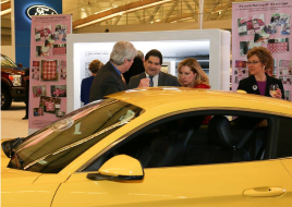 Yellow Car at the Dancing with the Cars event